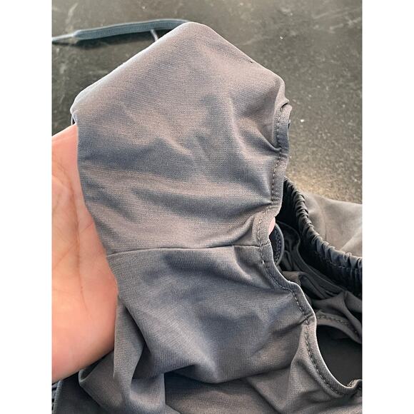 ADIDAS Gray running shorts XL  3" ladies - Picture 9 of 13